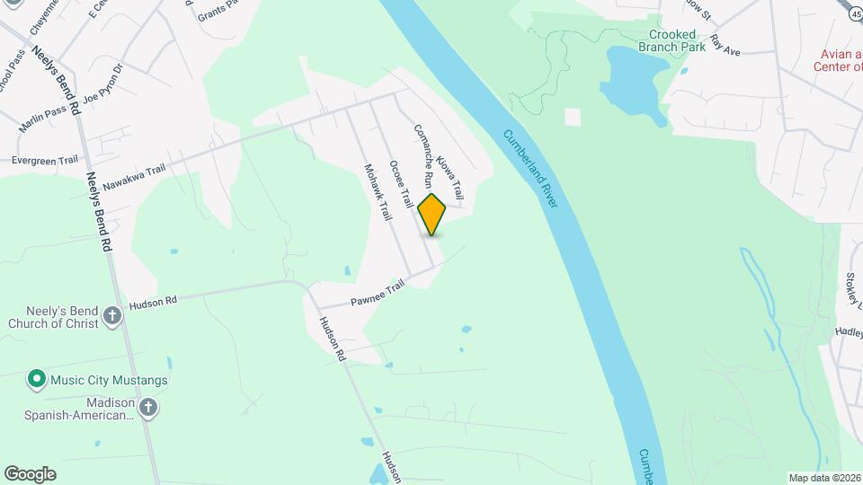 1529 Ocoee Trail Map and Location Details