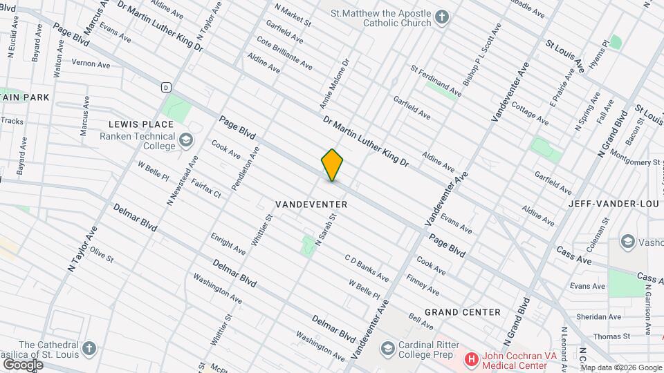 4124 Page Blvd, Unit 1 Mapa y Detalles de la Ubicación