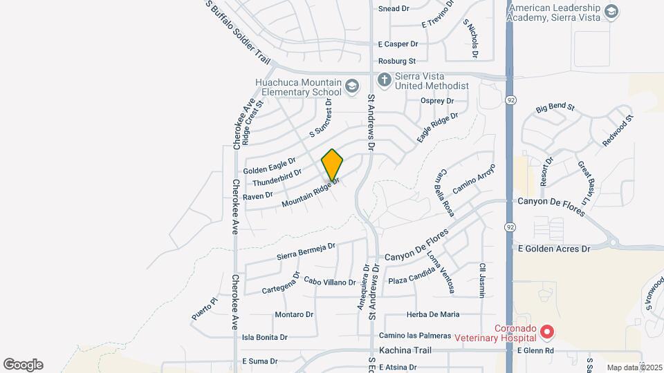 3615 Dragoon Ct Map and Location Details