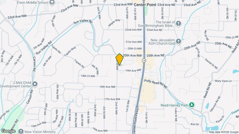 1905 2nd St NW Map and Location Details