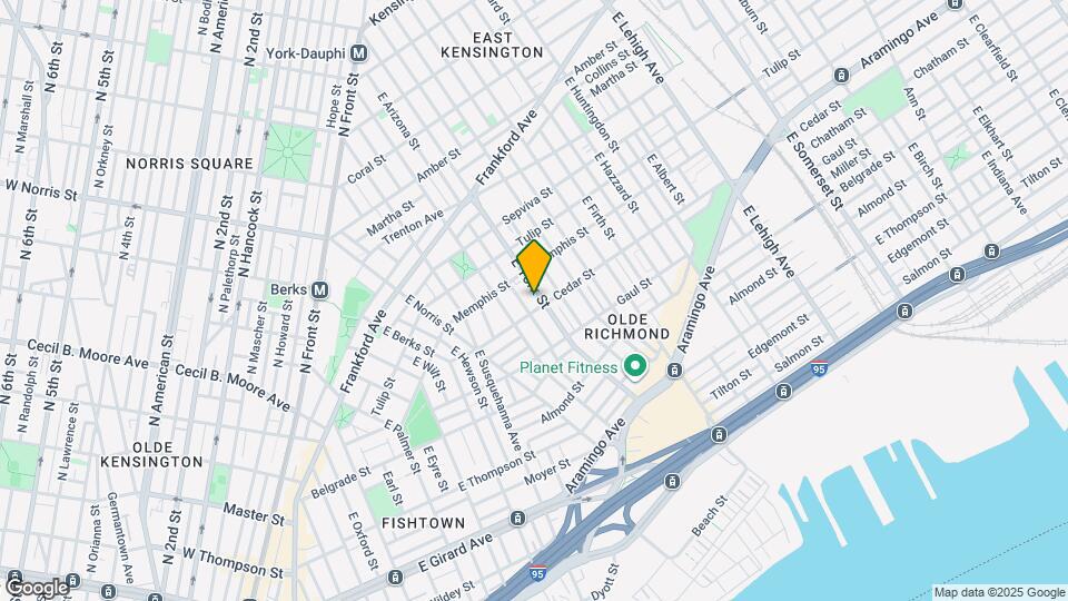 2358 E York St Map and Location Details