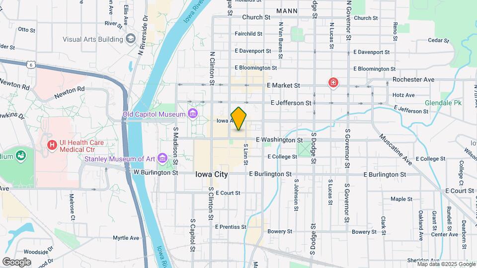 218 E Washington St Map and Location Details