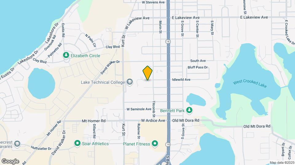 206 W Idlewild Ave Map and Location Details