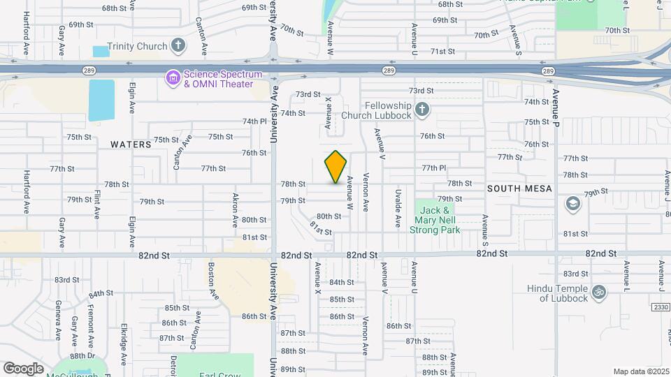 2307 78th St Map and Location Details