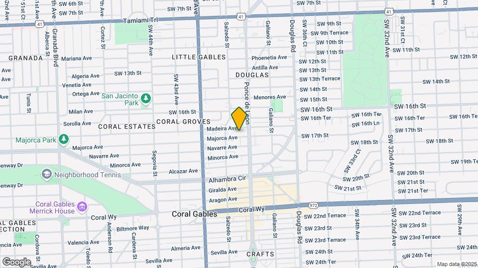 221 Majorca Ave Mapa y Detalles de la Ubicación