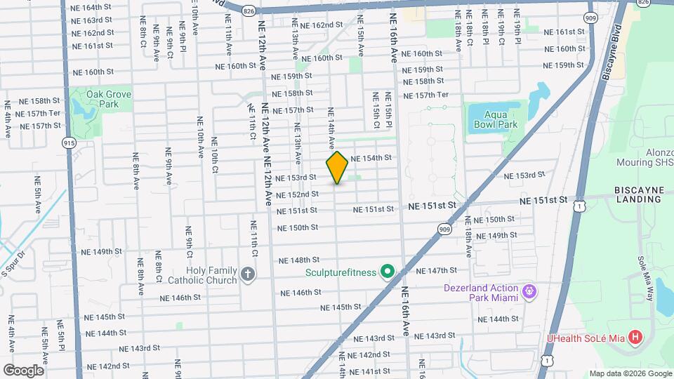 1401 NE 152nd St Map and Location Details