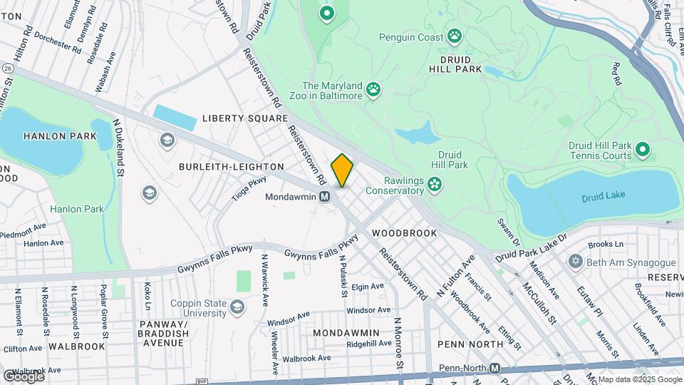 2209 Liberty Heights Ave Map and Location Details