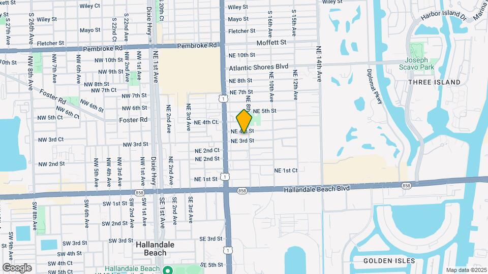 721 NE 3rd St Map and Location Details