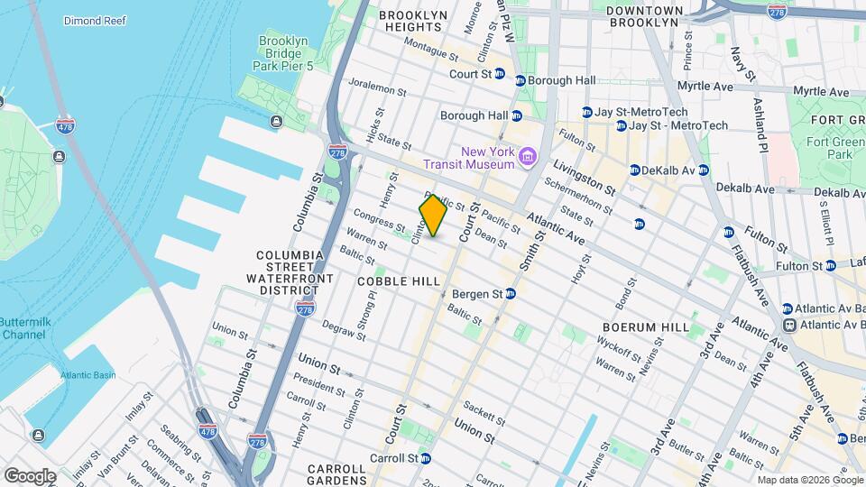 220 Congress St Map and Location Details