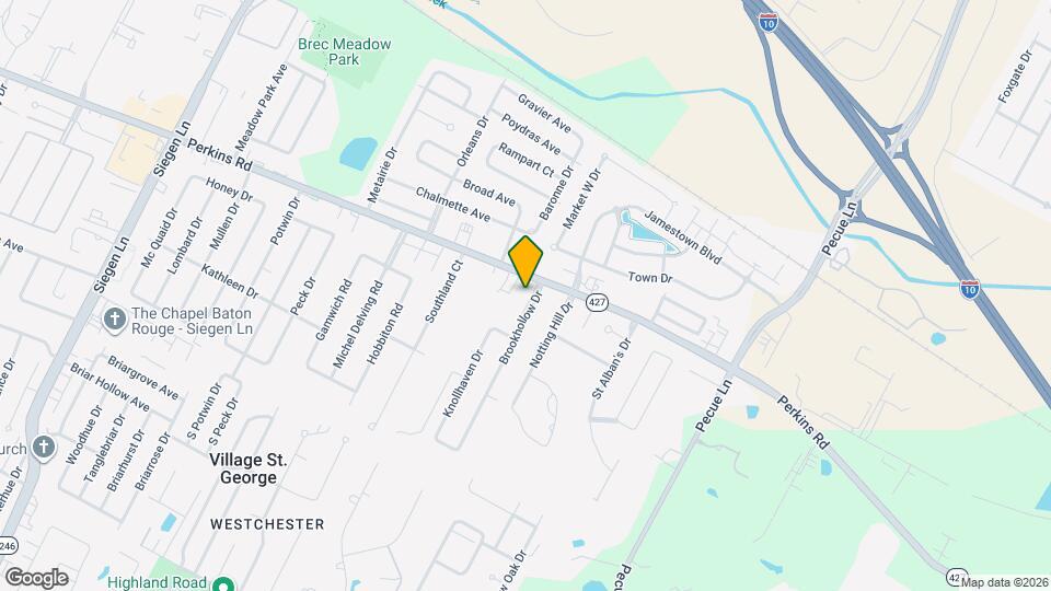 1633 Brookhollow Dr Map and Location Details