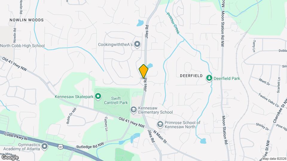 3466 English Oaks Dr NW Map and Location Details