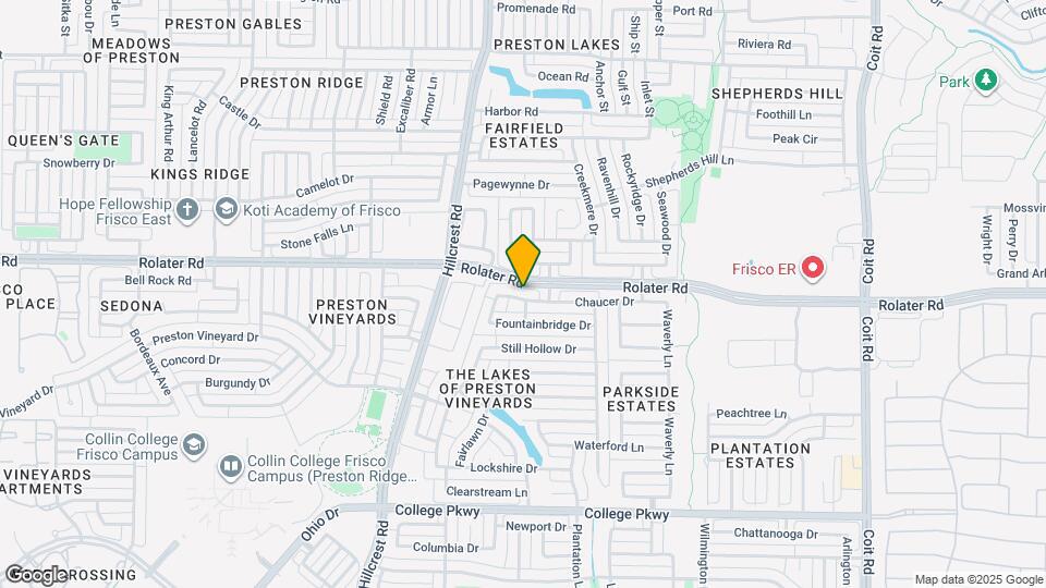 11272 Chaucer Dr Map and Location Details