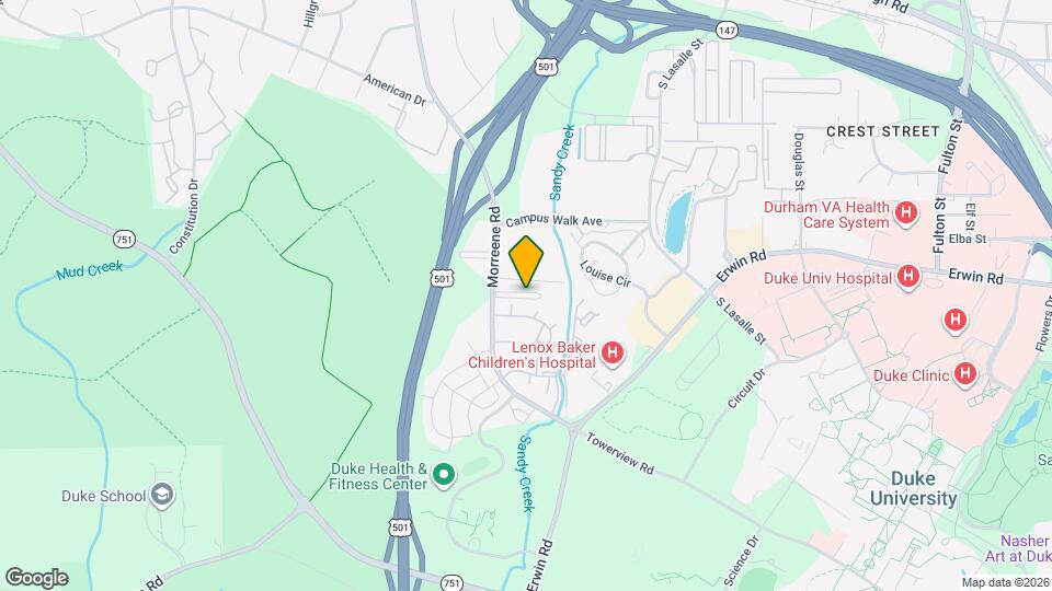 1011 Morreene Rd Map and Location Details