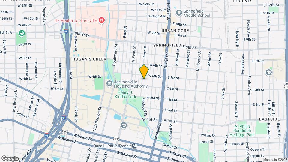 1427 Silver St Map and Location Details