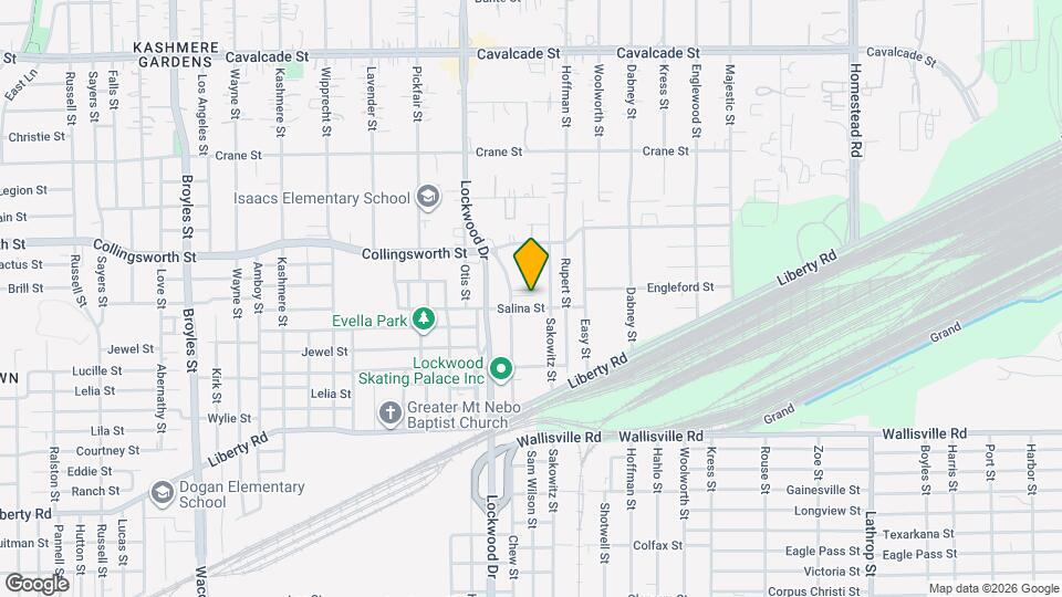 5510 Morwood St Map and Location Details