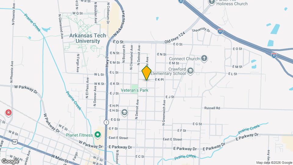 1073 N Erie Ave, Unit 1073 Map and Location Details