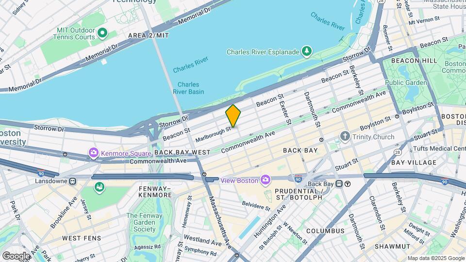 338 Marlborough St, Unit 23 Map and Location Details