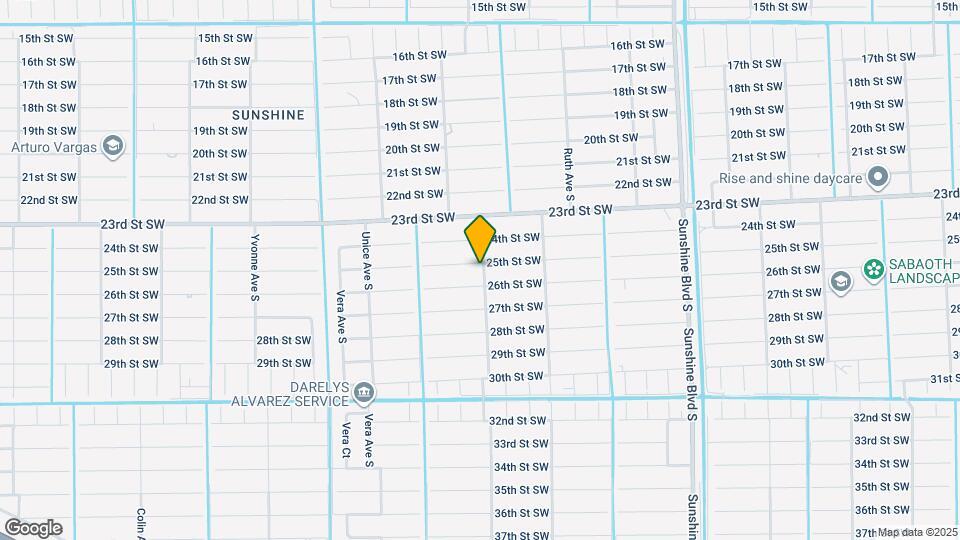 3401 25th St SW Map and Location Details