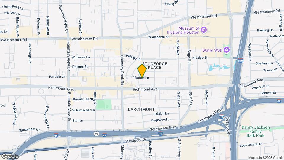 5453 Fairdale Ln Map and Location Details