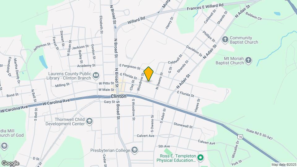 306 E Florida St Map and Location Details