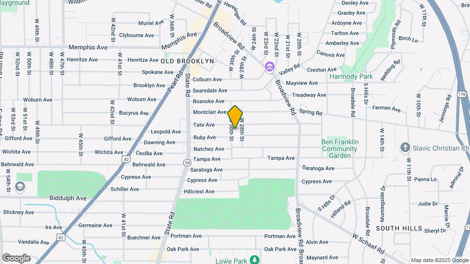 4487 W 30th St Map and Location Details