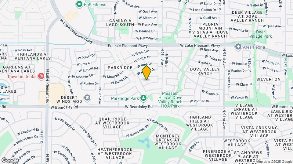 9626 W Clara Ln Mapa y Detalles de la Ubicación