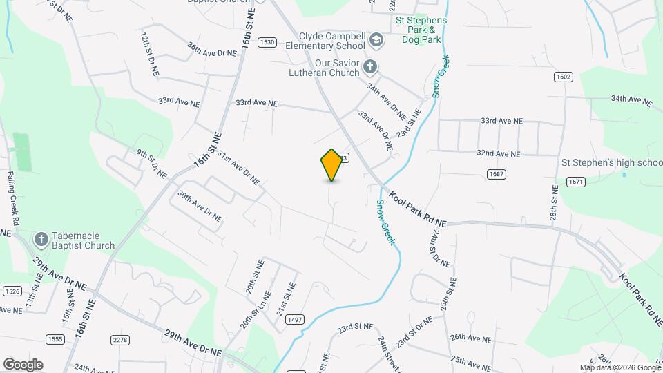 2115 31st Ave Dr NE Map and Location Details