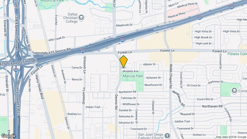 2916 S Bend Dr Map and Location Details