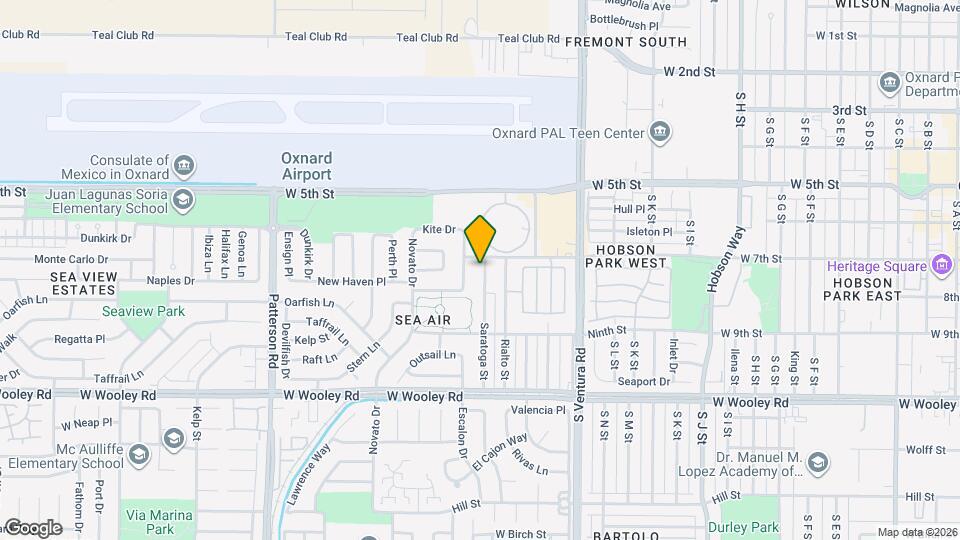 715 Saratoga St Map and Location Details