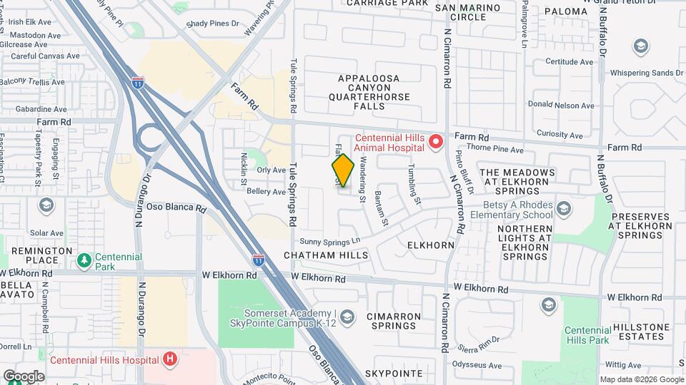 7404 Flat Rock St Map and Location Details