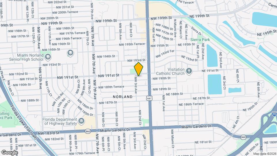 275 NW 190th St Map and Location Details