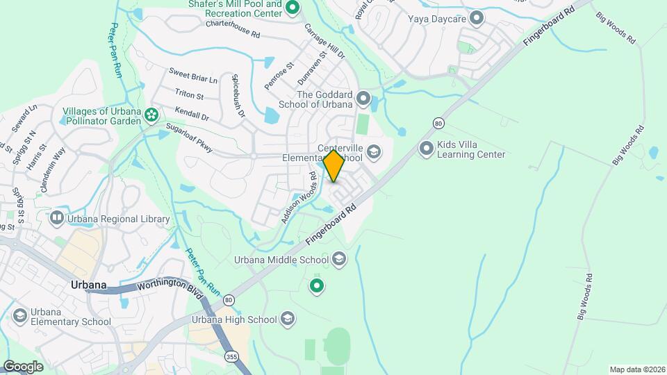 3632 Spring Hollow Ln Map and Location Details