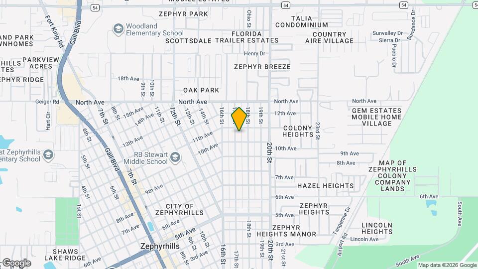 5812 17th St Map and Location Details