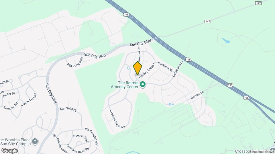 510 Holiday Creek Ln Map and Location Details