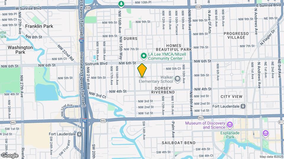 436 NW 14th Way Map and Location Details