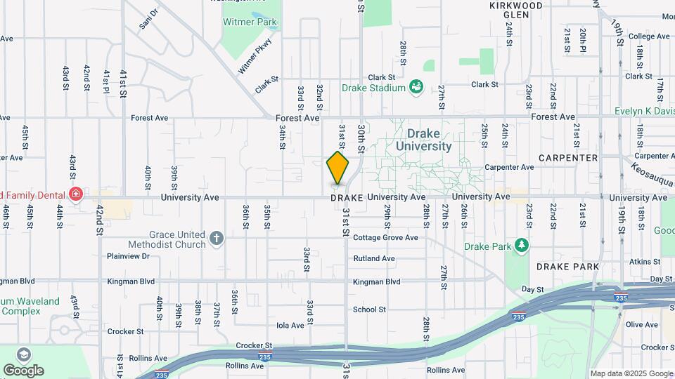 3103 University Ave Map and Location Details