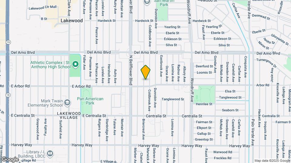 4718 Briercrest Ave Map and Location Details