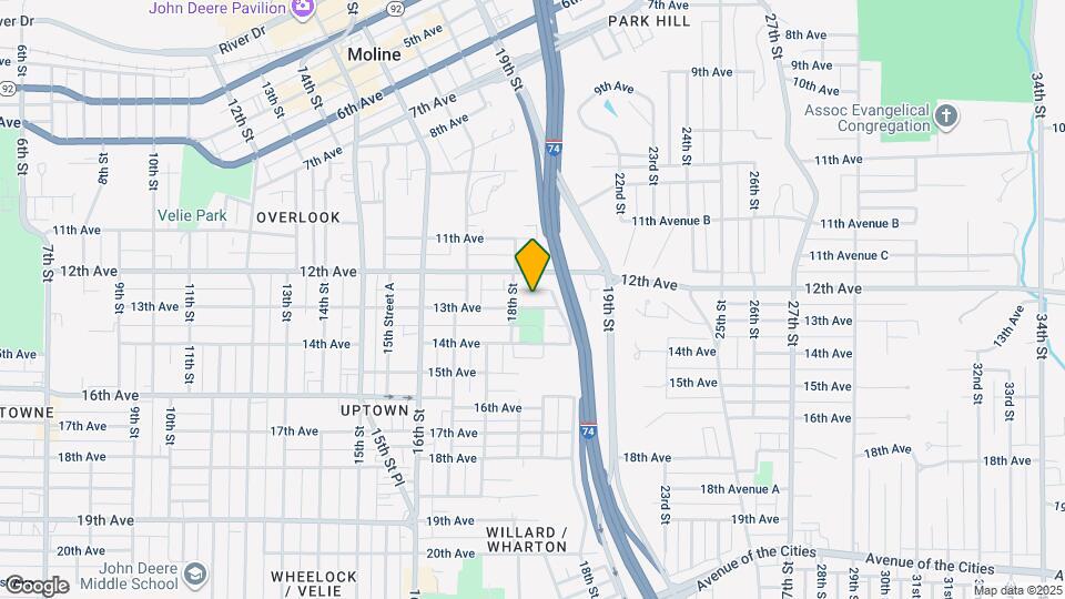 1819 13th Ave Map and Location Details