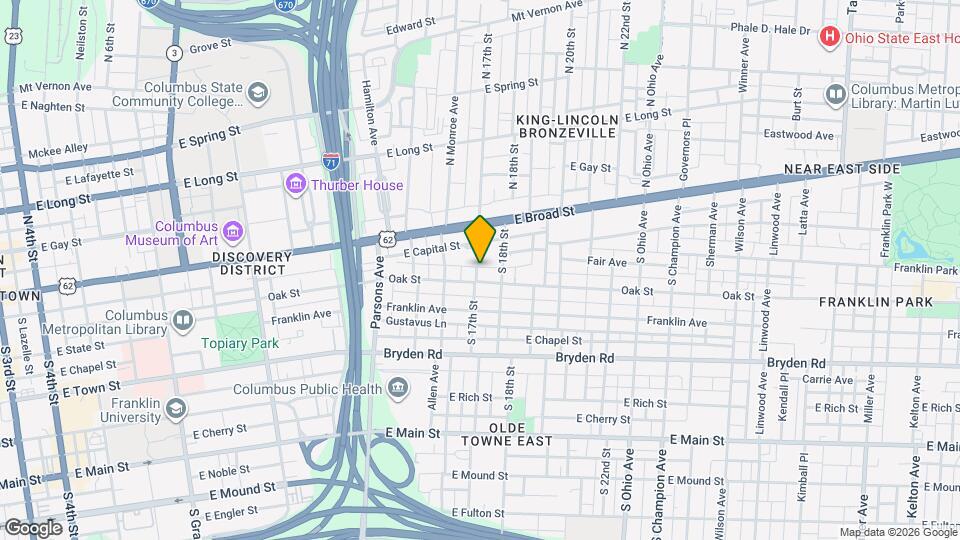 66 S Douglass St Map and Location Details