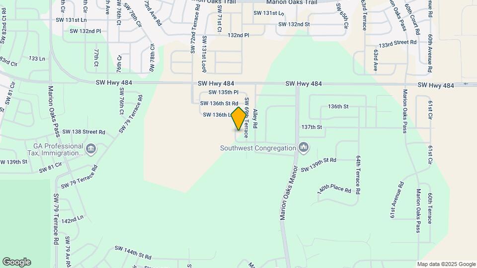13769 SW 70th Ave Map and Location Details