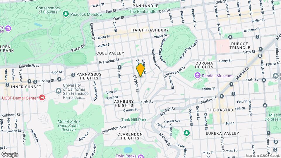 252 Downey St Mapa y Detalles de la Ubicación