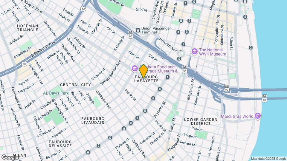 1512 Baronne St Map and Location Details