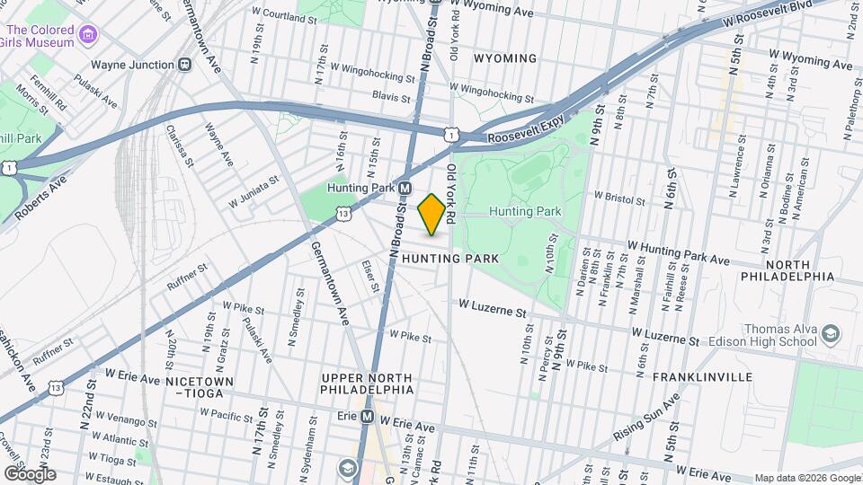 1335 Colwyn St Map and Location Details