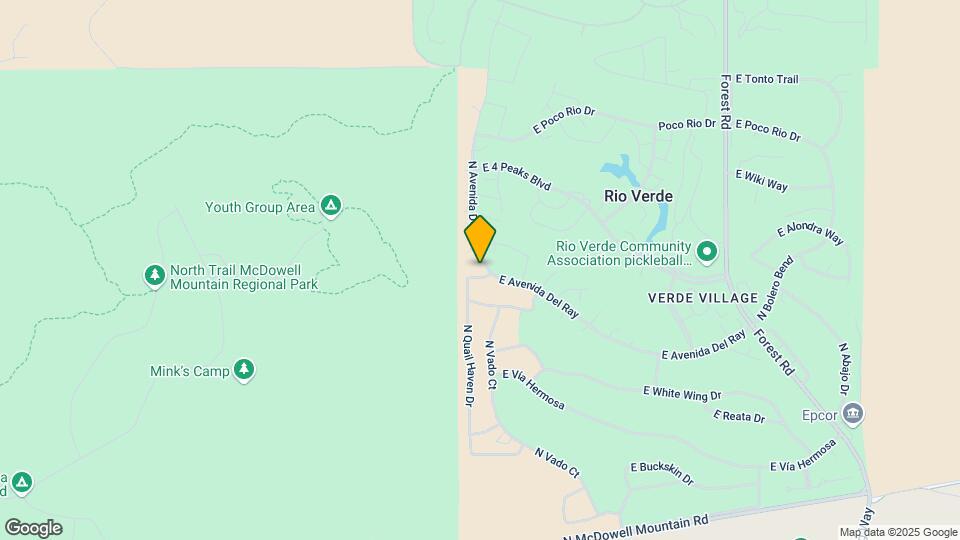 25634 N Quail Haven Dr Map and Location Details