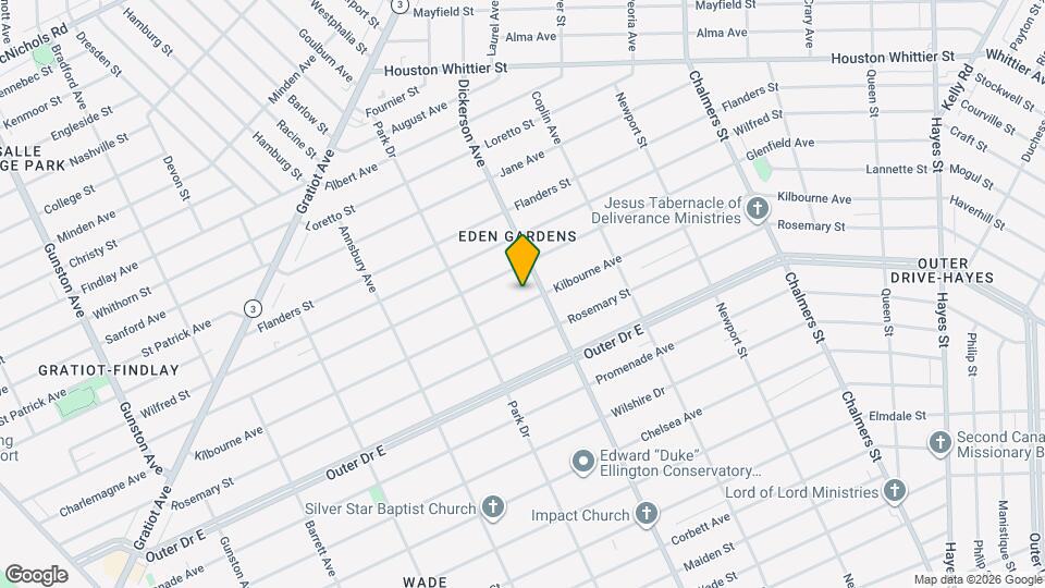 12809 Kilbourne St Map and Location Details