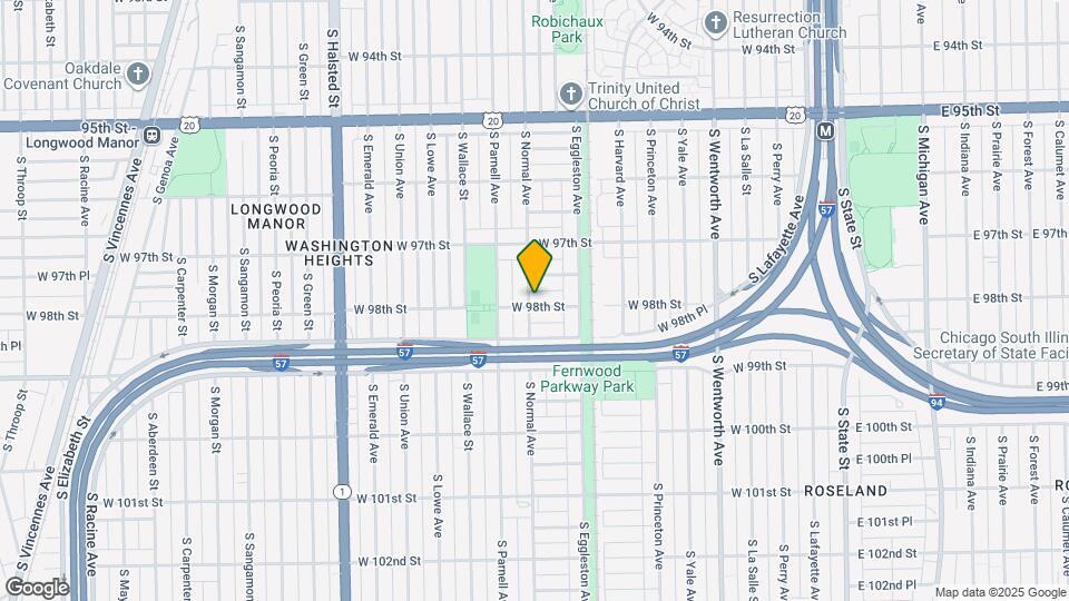 444 W 98th St Map and Location Details