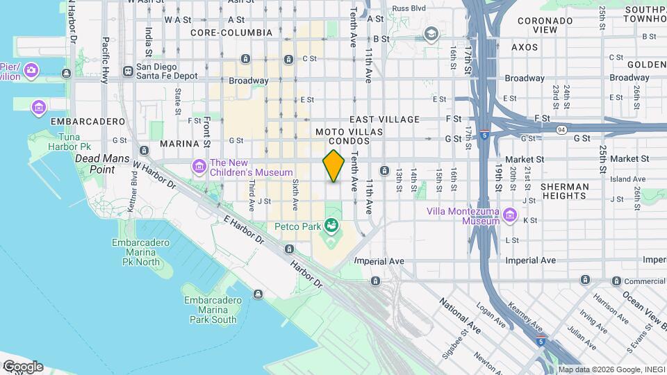 877 Island Ave, Unit 907 Mapa y Detalles de la Ubicación