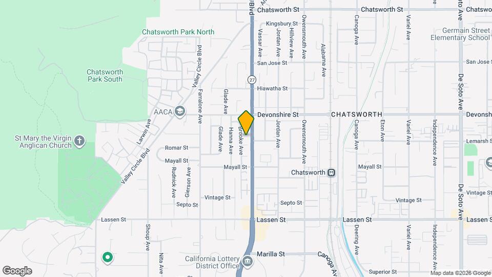 22008 Lemarsh St Map and Location Details