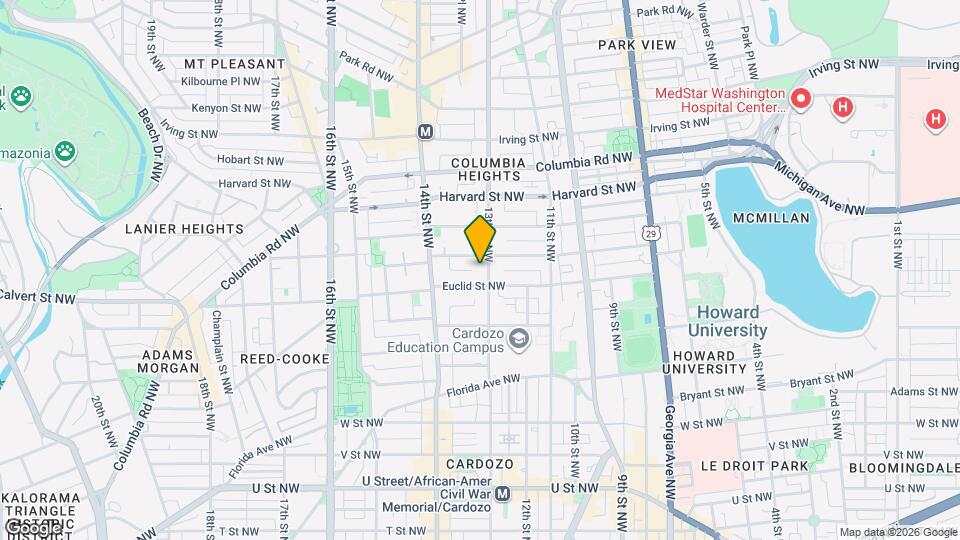 2620 13th St NW Map and Location Details