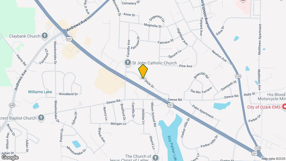 272 Dixie Dr Map and Location Details